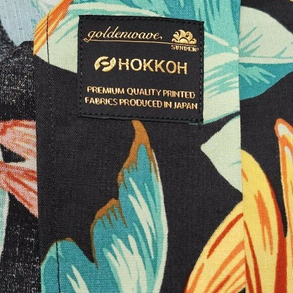 SUNDEK Men's Goldenwave Short Sleeve Shirt Casual Floral Hawaiian Leaf Print - M - Picture 8 of 9